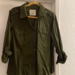 Olive Green Sonoma Button Up